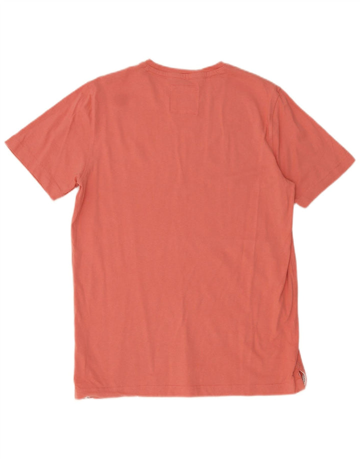 Crew Clothing Mens T-Shirt Top Medium Pink Cotton