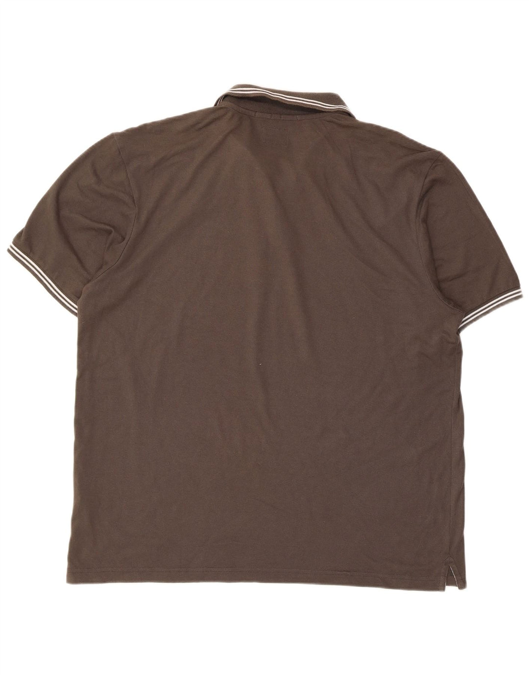 CHAMPION Mens Easy Fit Polo Shirt 3XL Brown Cotton
