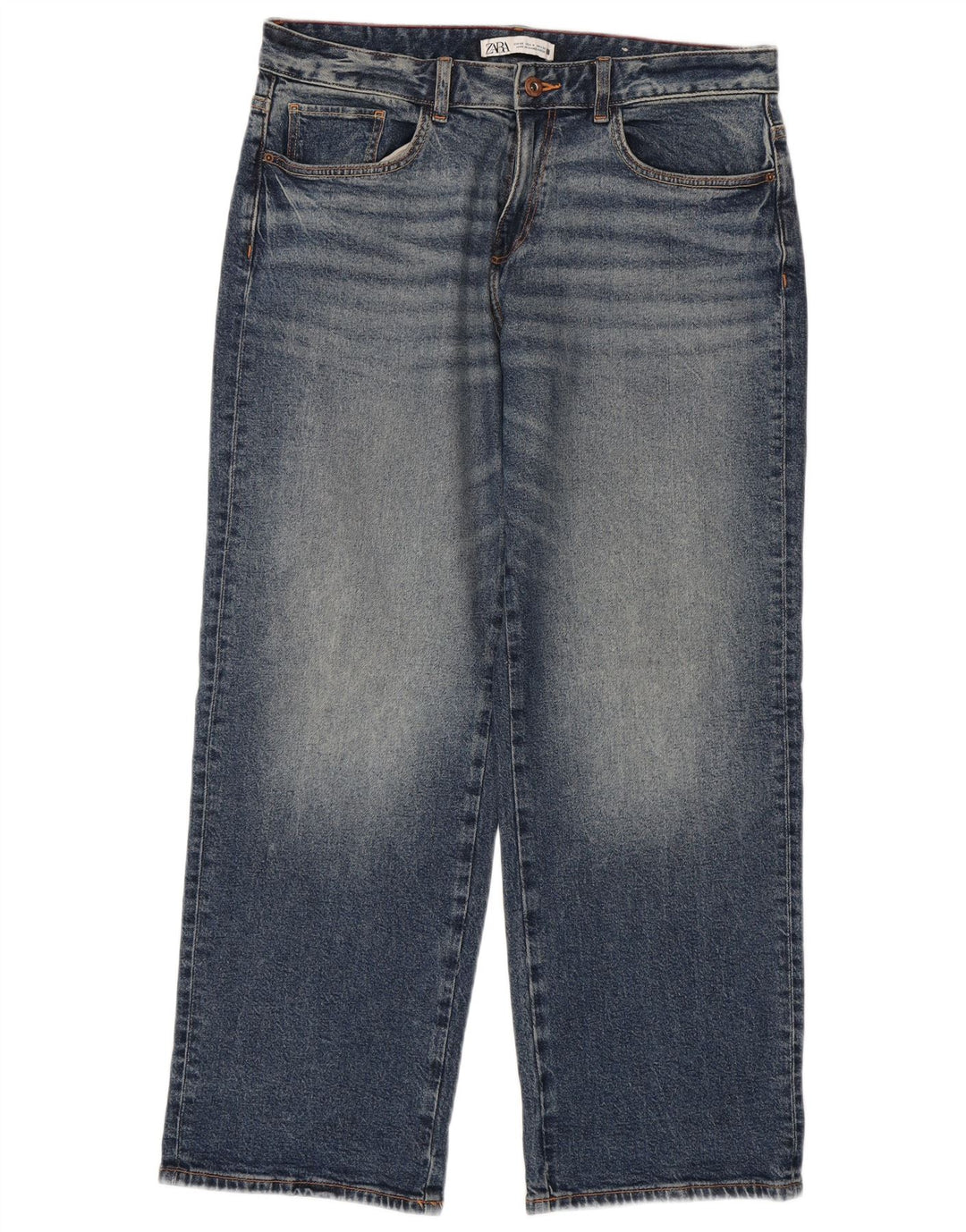 Zara Womens Loose Jeans EU 40 Medium W30 L29 Blue Cotton