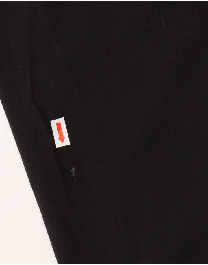 CALVIN KLEIN Womens Bootcut Chino Trousers US 12 Large W34 L32 Black