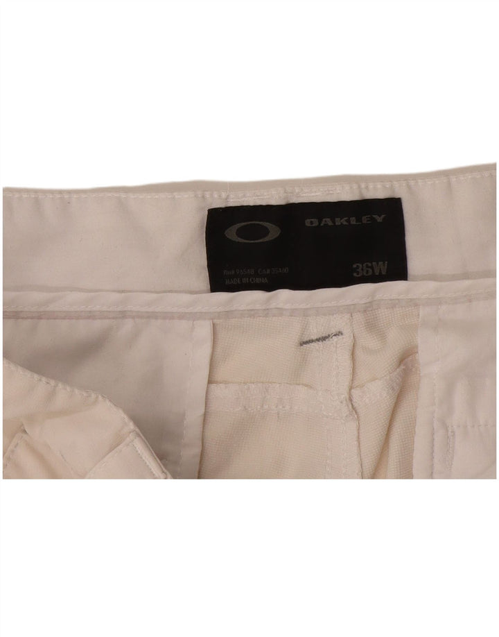 Oakley Mens Chino Shorts W36 Large Off White