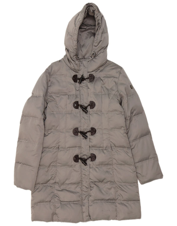 Champion Womens Hooded Duffle Padded Coat UK 20 2XL Grey Polyester
