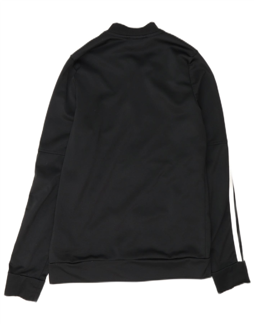 Adidas Boys Tracksuit Top Jacket 13-14 Years Black Polyester