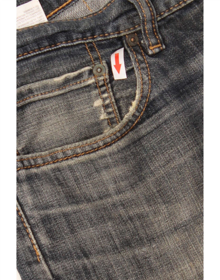 Levi's Mens 505 Straight Jeans W36 L30 Blue Cotton
