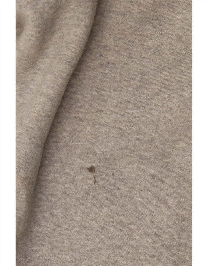 Nike Womens Graphic Tracksuit Trousers Joggers UK 12 Medium Grey Cotton