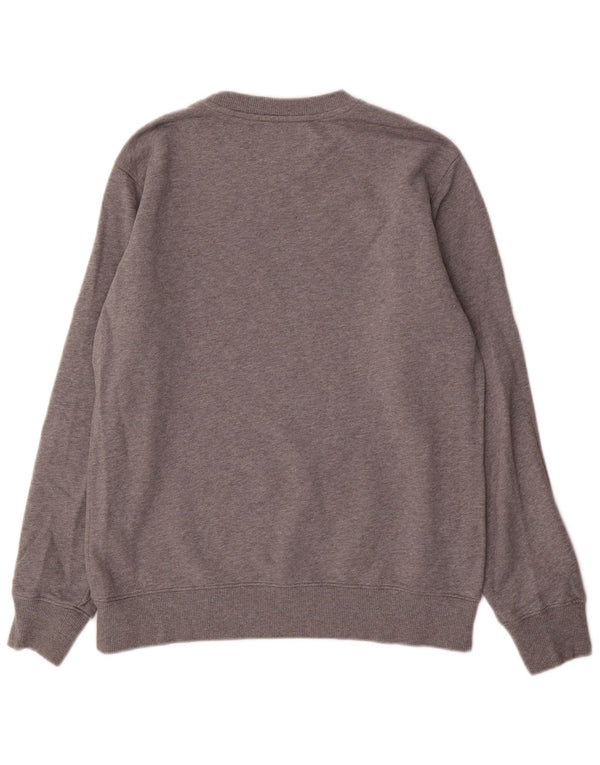 Calvin Klein Jeans Mens Graphic Sweatshirt Jumper Medium Grey Flecked