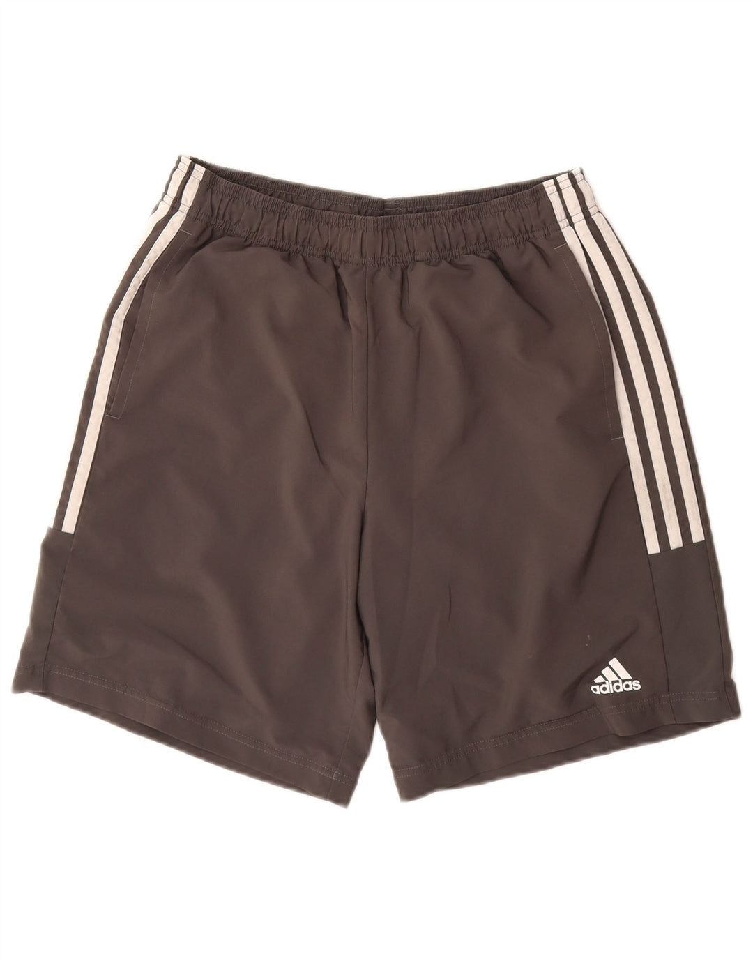 ADIDAS Mens Sport Shorts Medium Grey Polyester