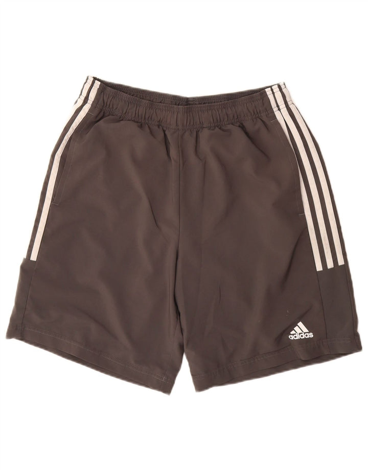 ADIDAS Mens Sport Shorts Medium Grey Polyester