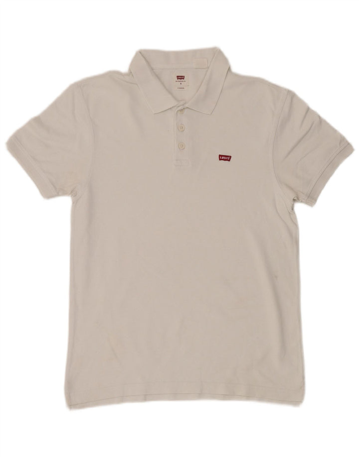 Levi's Mens Standard Polo Shirt Small White