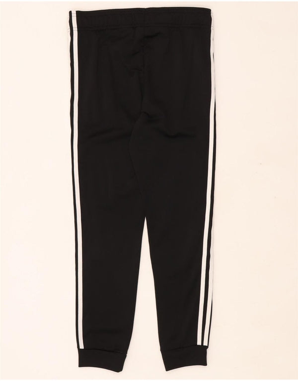 Adidas Boys Tracksuit Trousers Joggers 11-12 Years  Black Polyester