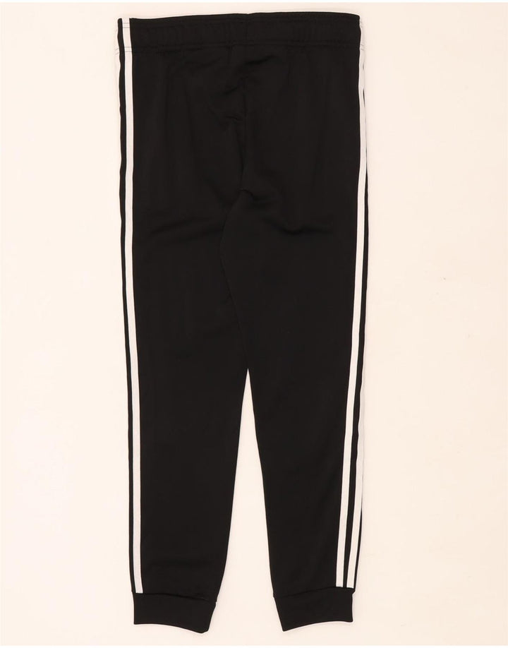 Adidas Boys Tracksuit Trousers Joggers 11-12 Years  Black Polyester