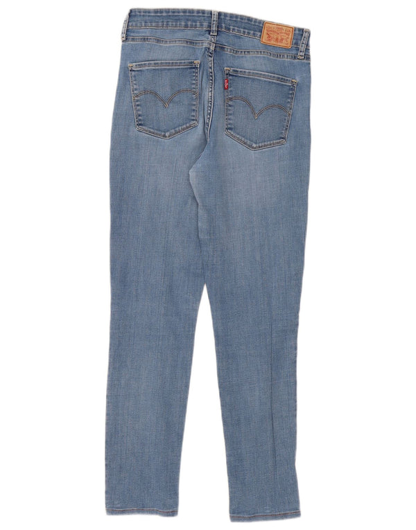 Levi's Womens 721 High Rise Skinny Jeans W30 L30 Blue Cotton