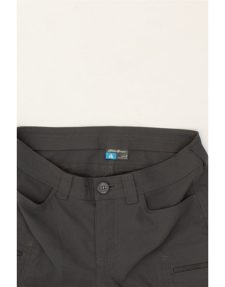 EDDIE BAUER Womens Cargo Shorts US 2 XS W28 Grey Nylon Vintage Eddie Bauer and Second-Hand Eddie Bauer from Messina Hembry 