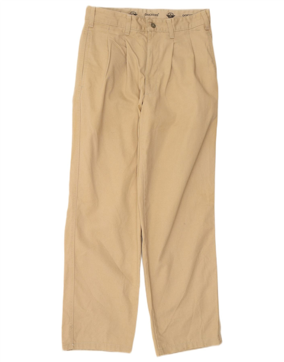 DOCKERS Mens Pegged Chino Trousers W29 L28 Beige Cotton