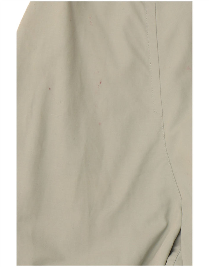 TRUSSARDI Mens Trench Coat IT 52 XL Grey Cotton