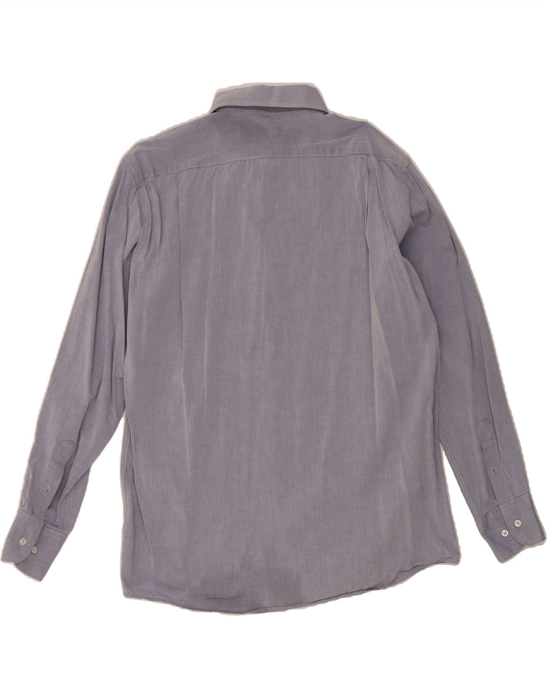 TRUSSARDI Mens Shirt Size 43/44 XL Blue Vintage Trussardi and Second-Hand Trussardi from Messina Hembry 