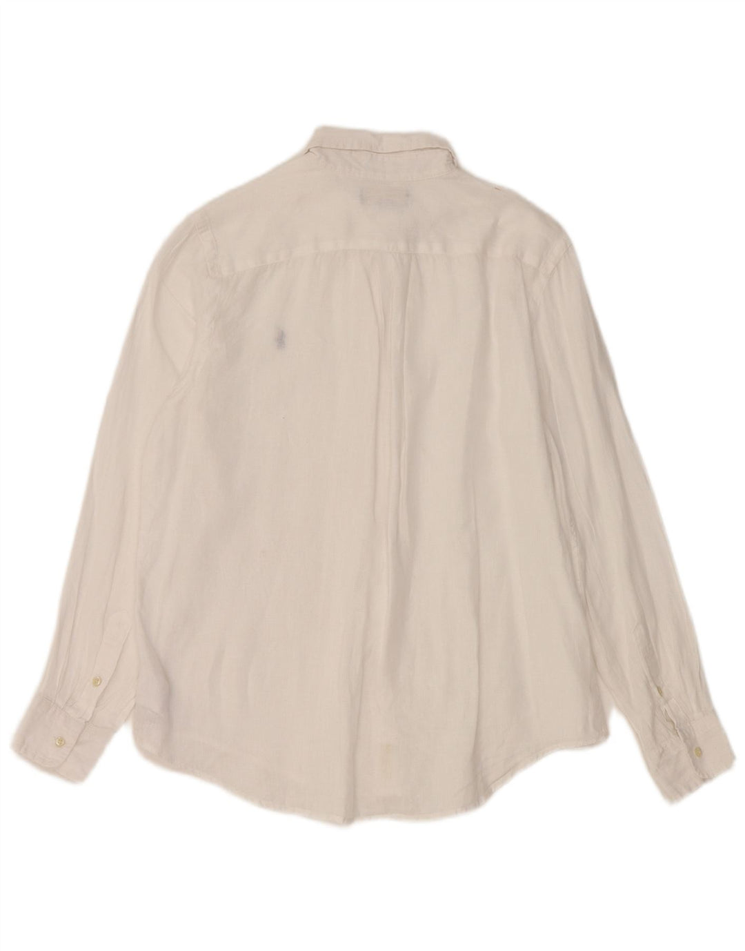 Ralph Lauren Boys Shirt 14-15 Years Large White Linen