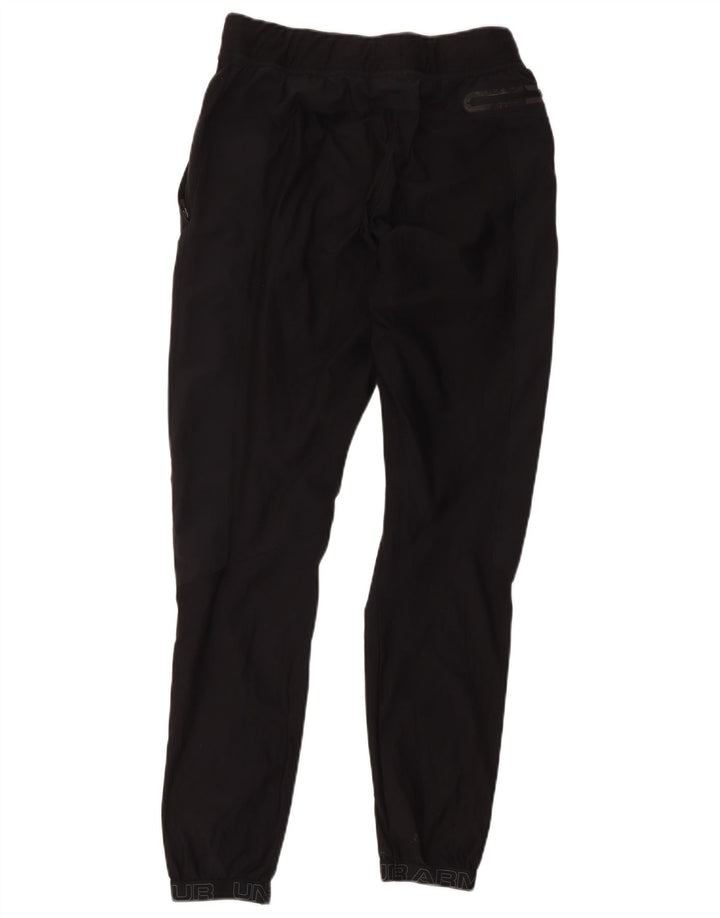 Under Armour Mens Graphic Tracksuit Trousers Joggers Medium Black Polyester