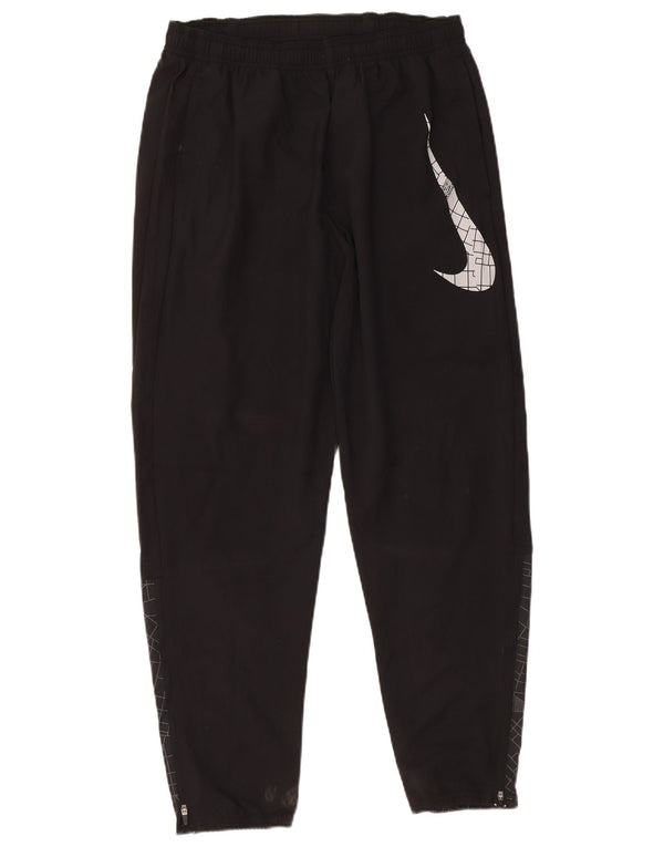 Nike Mens Dri Fit Graphic Tracksuit Trousers Medium Black Geometric