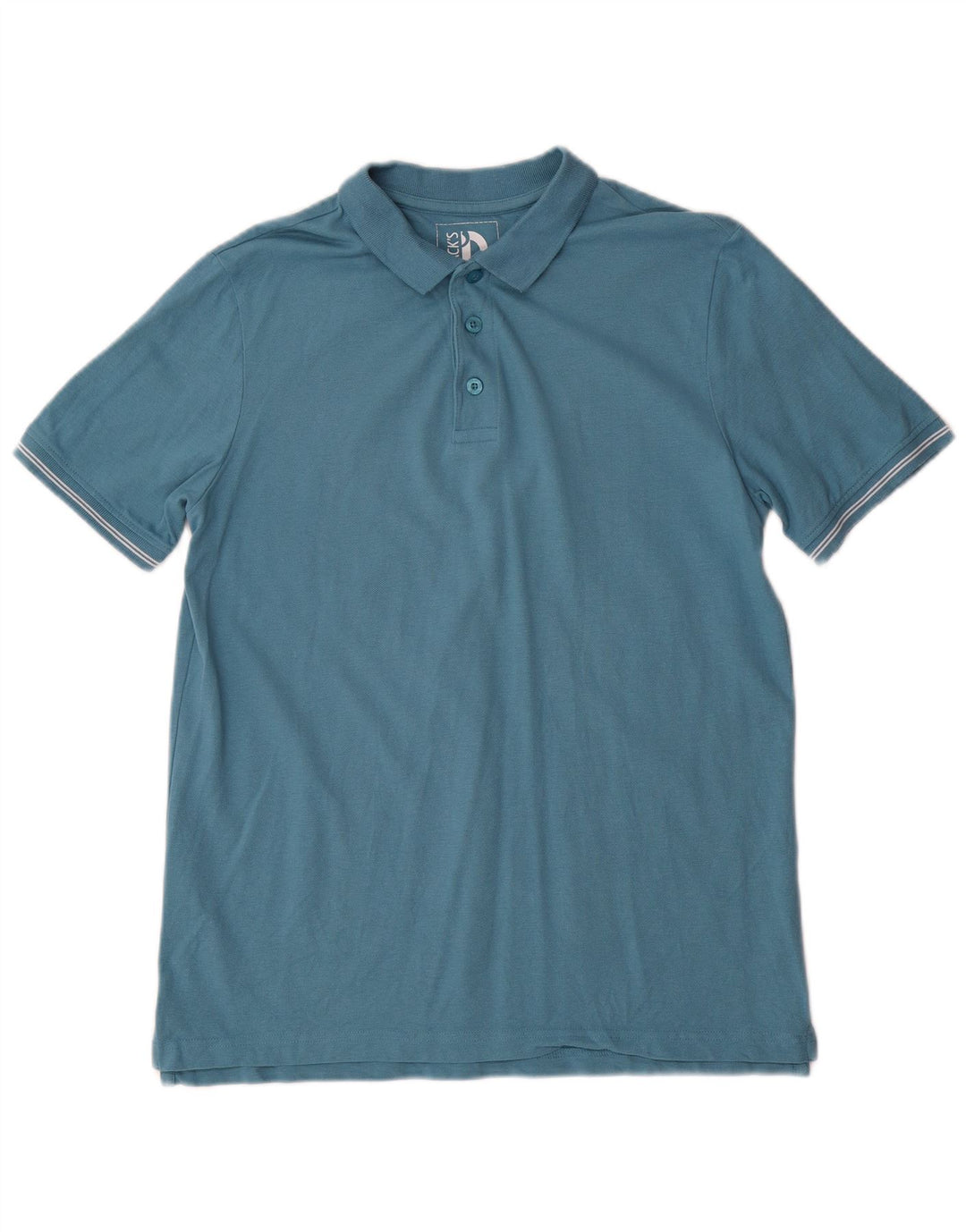 DACK'S Mens Polo Shirt Medium Blue