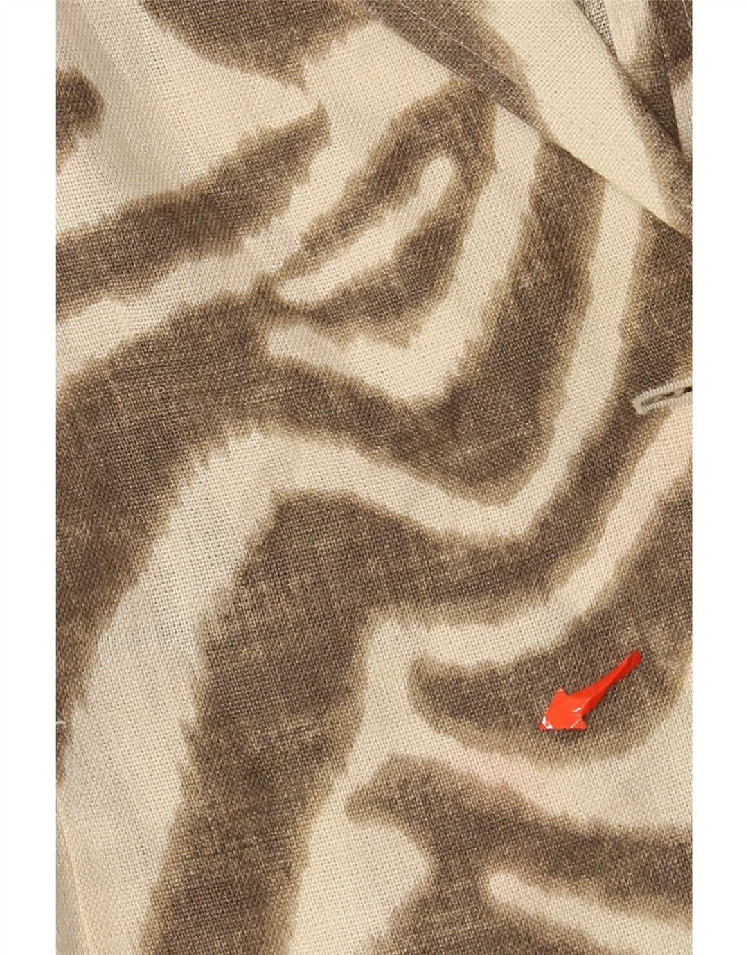 Vintage Womens Oversized 3/4 Sleeve Blazer Jacket UK 10 Small Brown