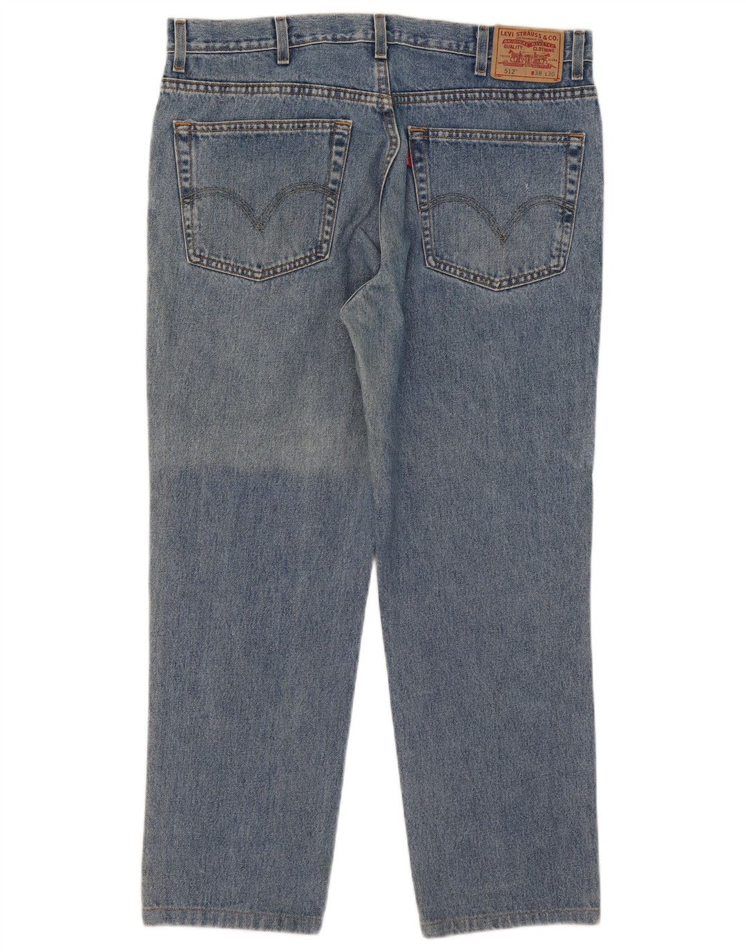 Levi's Mens 512 Slim Jeans W38 L27 Blue Cotton