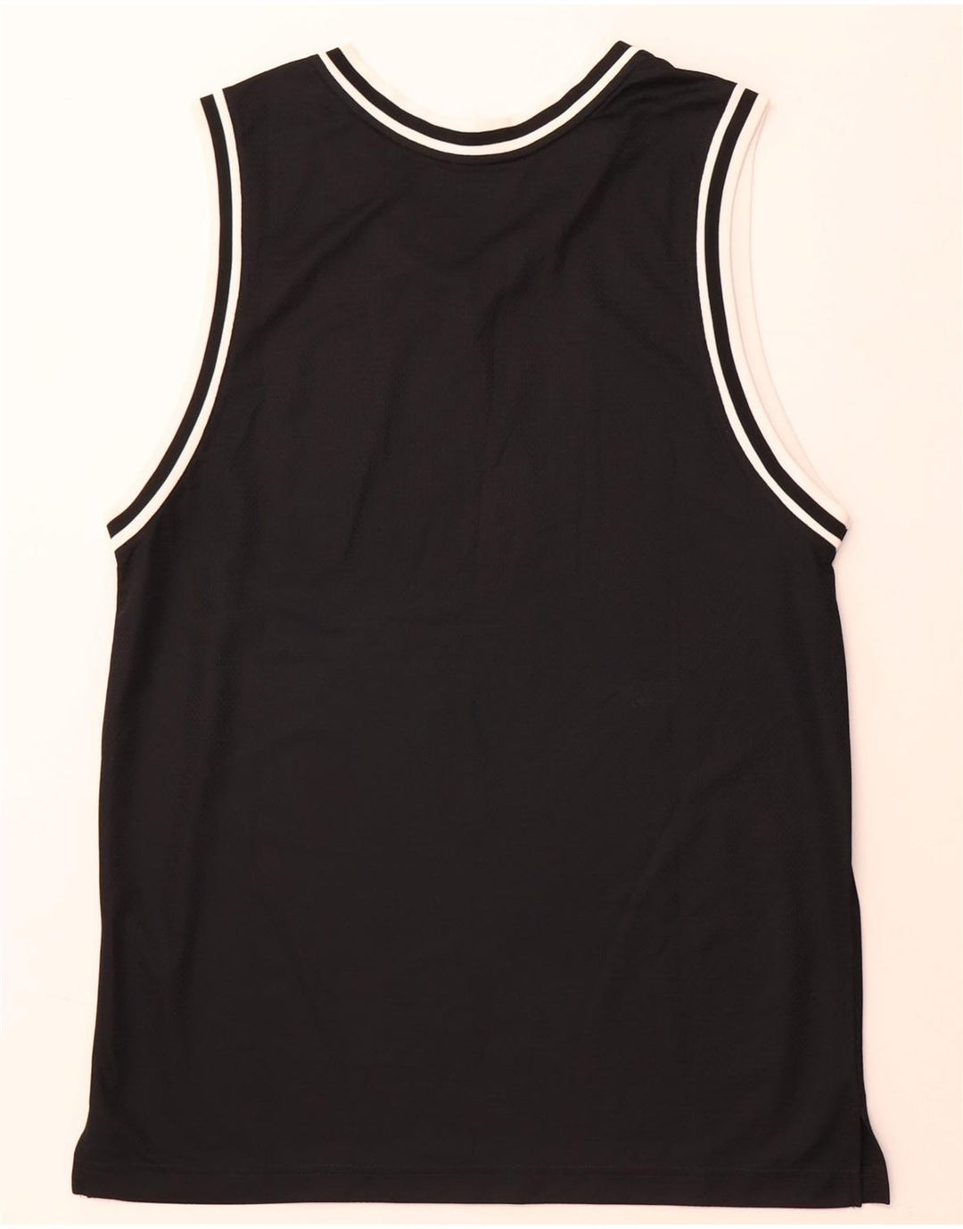 NIKE Mens Dri Fit Vest Top Large Black Polyester