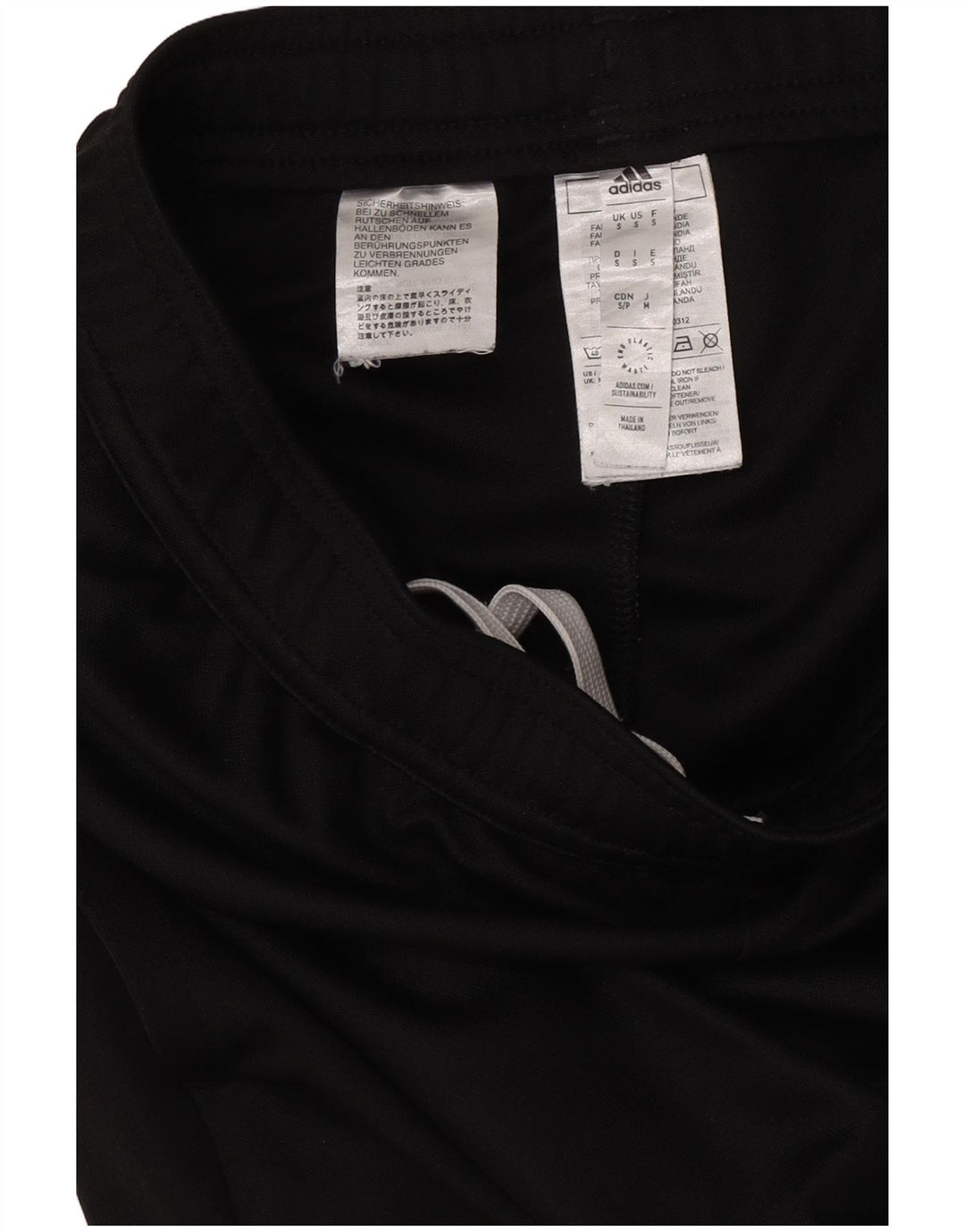 Adidas Mens Aeroready Tracksuit Trousers Small Black Polyester