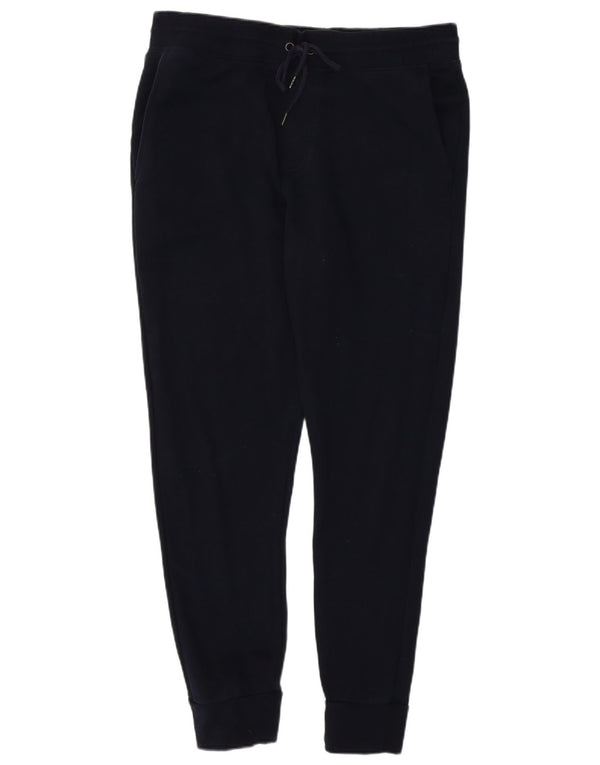 Marks & Spencer Womens Tracksuit Trousers Joggers UK 14 Medium Navy Blue