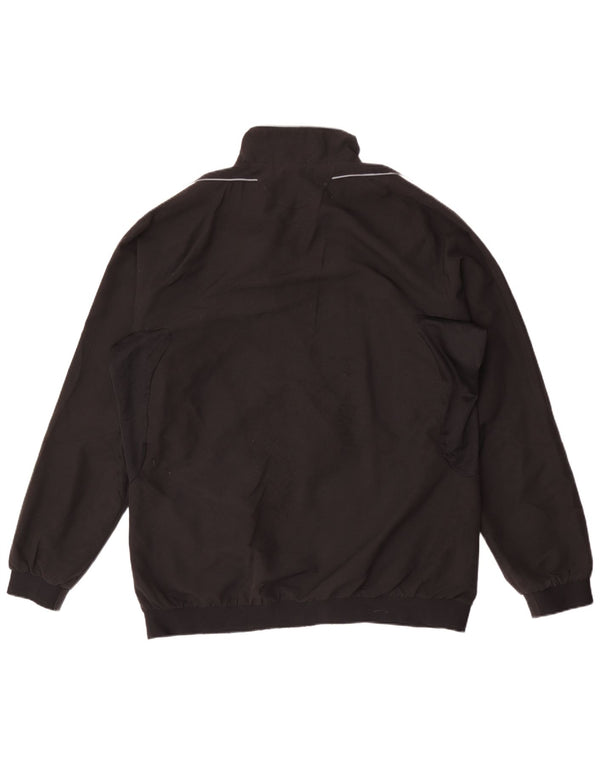 Adidas Mens Tracksuit Top Jacket UK 48/50 XL Black Polyester