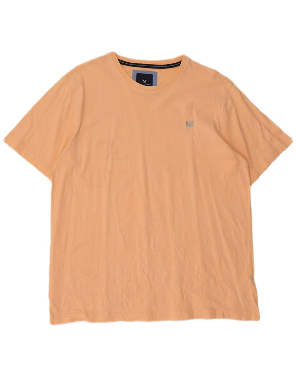 Crew Clothing Mens T-Shirt Top XL Pink Cotton