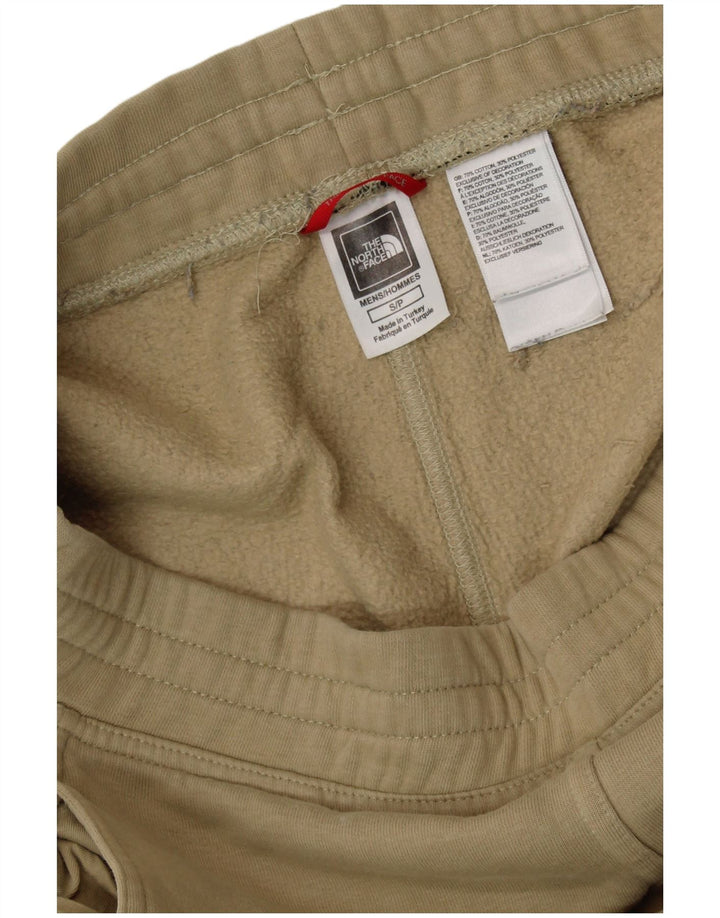 THE NORTH FACE Mens Tracksuit Trousers Joggers Small  Beige Cotton