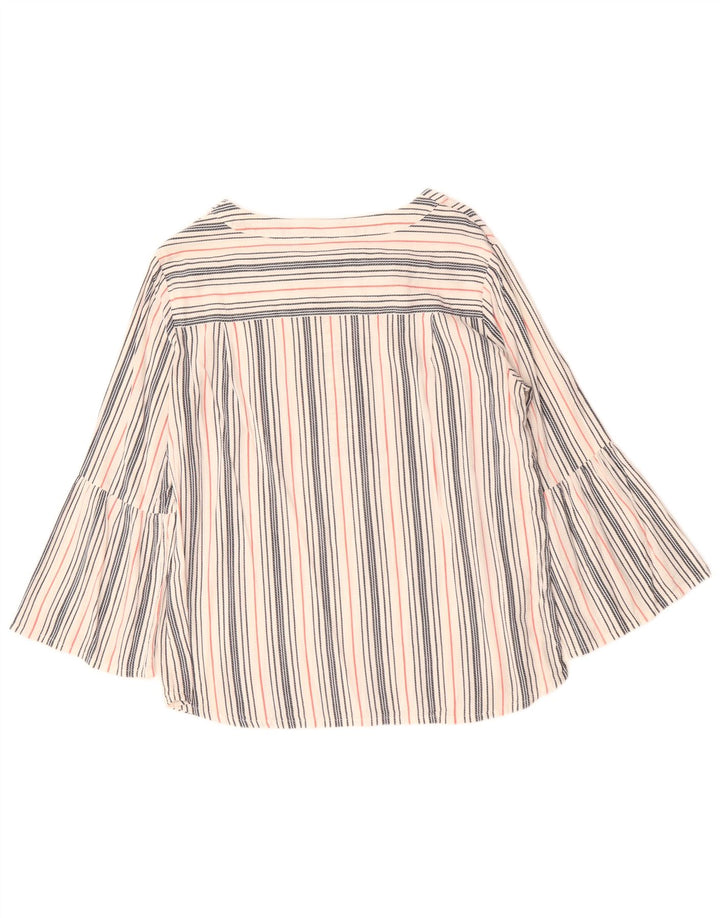 TOMMY HILFIGER Womens Blouse Top UK 16 Large Multicoloured Striped