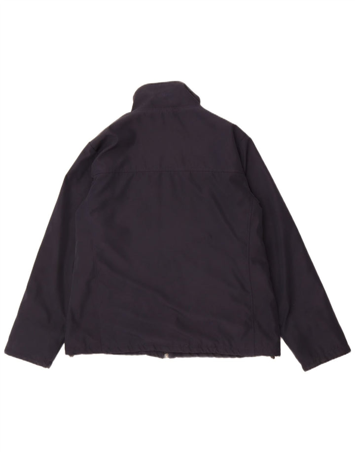 Gant Mens Bomber Jacket UK 42 XL Navy Blue Polyester