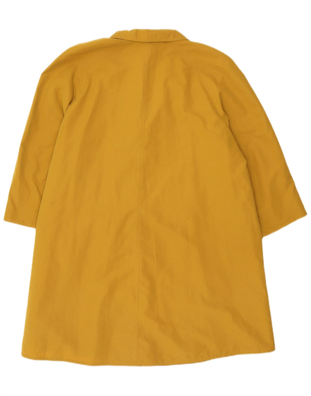 Marina Rinaldi Womens Oversized Overcoat Size 17 Small Yellow Polyester