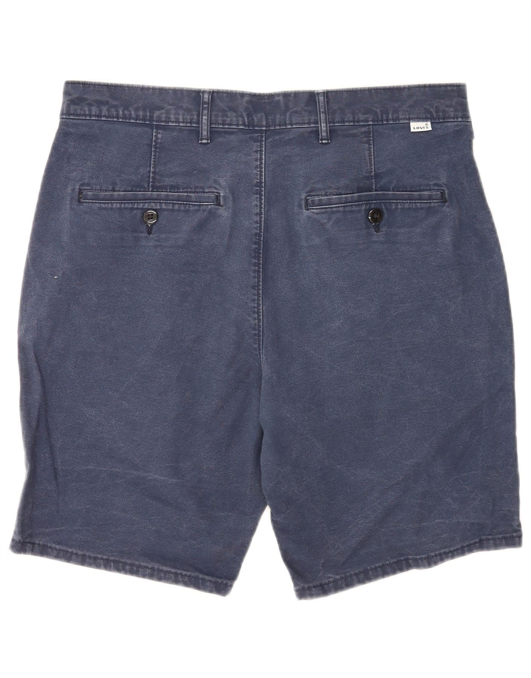 Levi's Mens Chino Shorts W34 Large Navy Blue Cotton