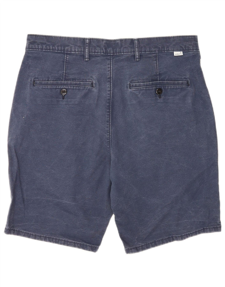 Levi's Mens Chino Shorts W34 Large Navy Blue Cotton
