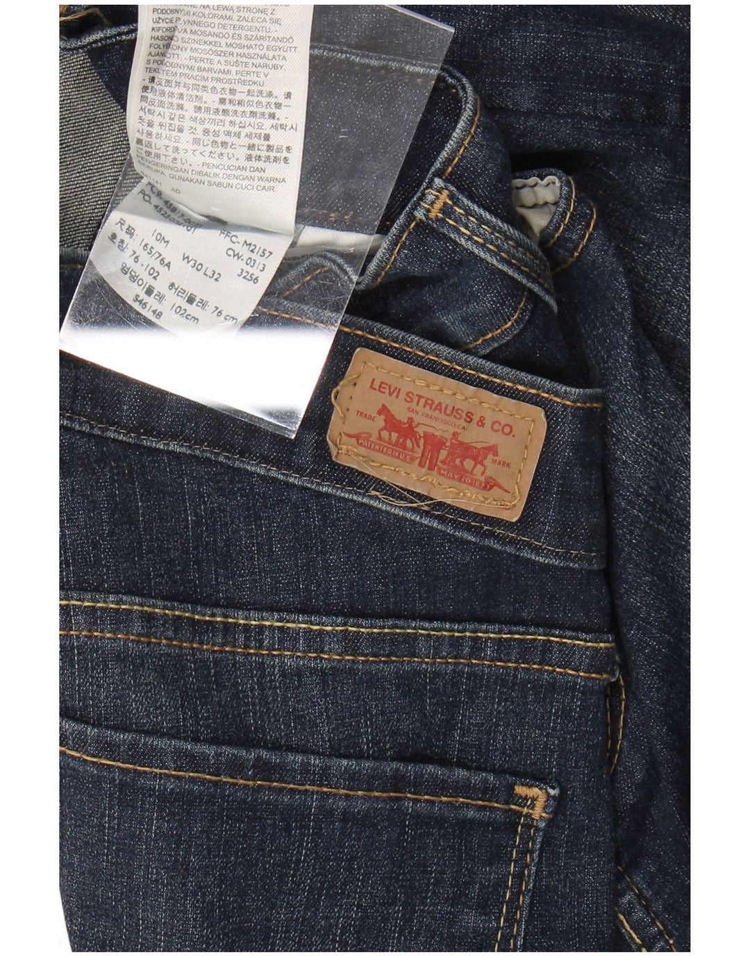 LEVI'S Womens Crop Legging Skinny Jeans W30 L26 Blue Cotton