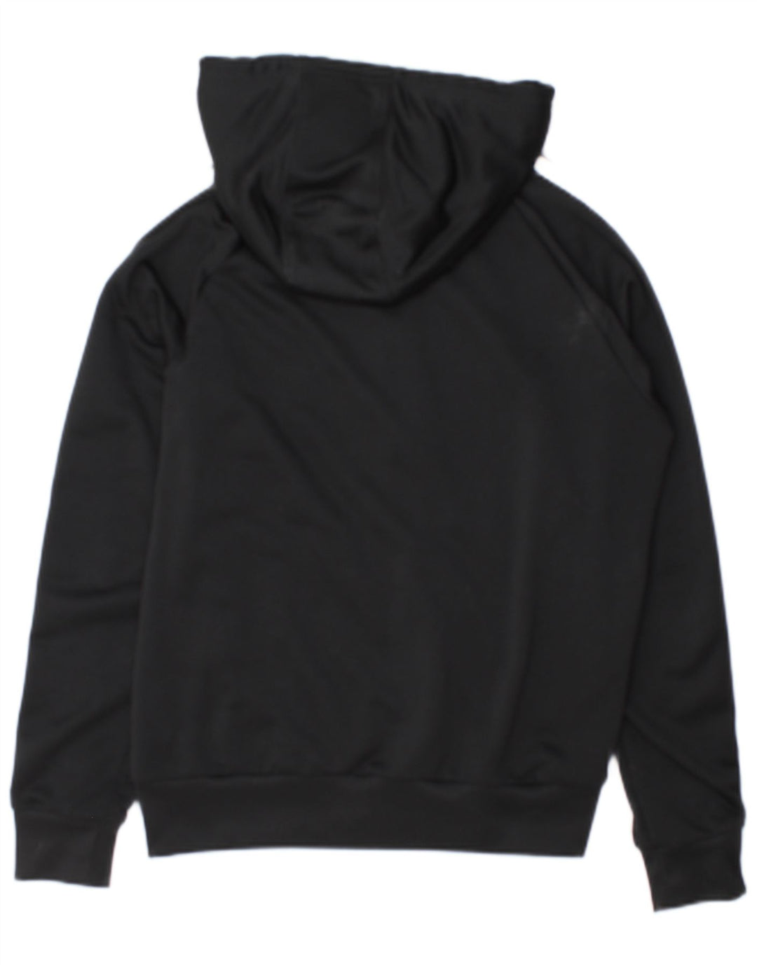 Adidas Womens Tracksuit Top Jacket UK 16 Large Black Colourblock Polyester