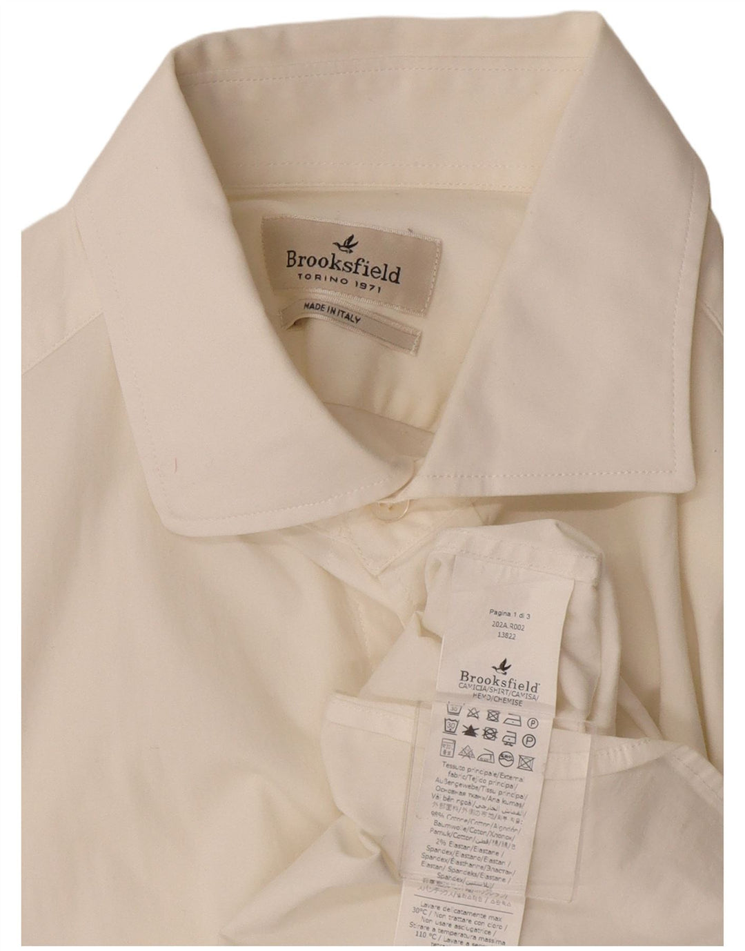 Brooks Brothers Mens Shirt Medium White Cotton