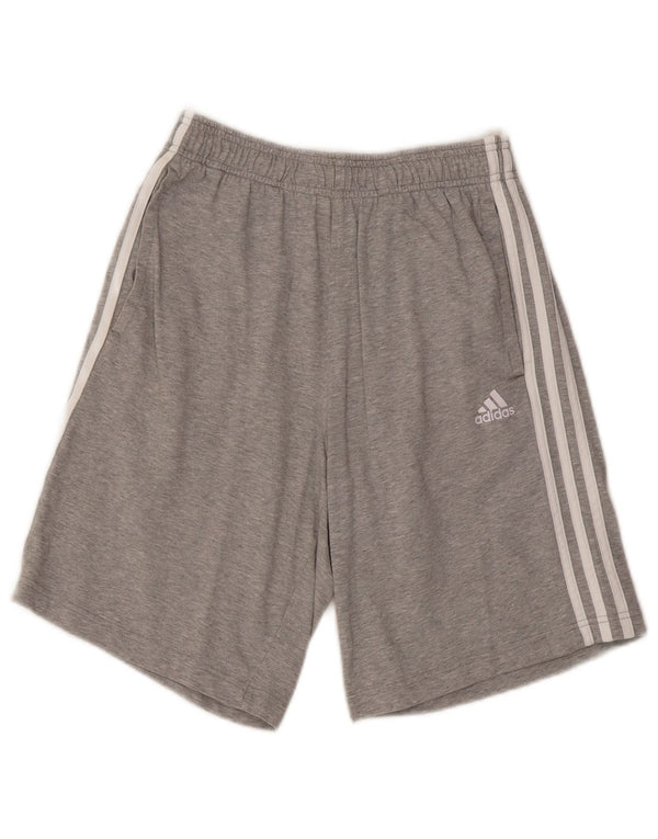 Adidas Mens Sport Shorts Small Grey Cotton