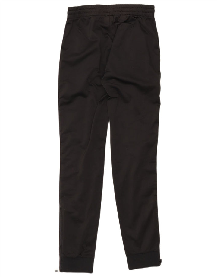 Kappa Mens Graphic Tracksuit Trousers Joggers Medium Black Polyester