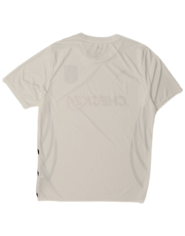 Puma Mens Deutshland Graphic T-Shirt Top Large White Polyester