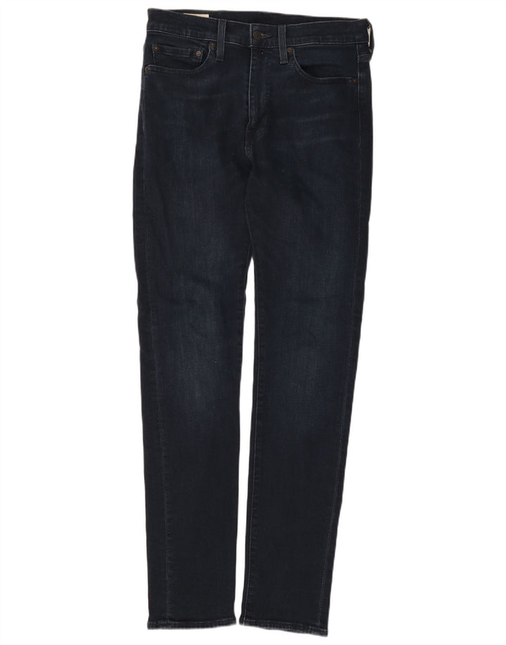 Levi's Mens Slim Jeans W32 L34 Navy Blue Cotton