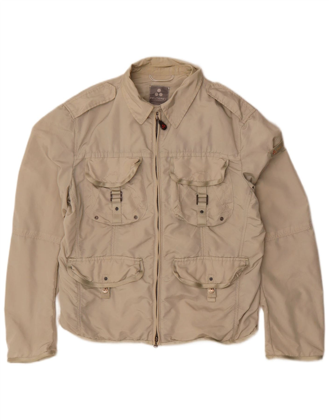 PEUTEREY Mens Utility Jacket UK 40 Large Beige