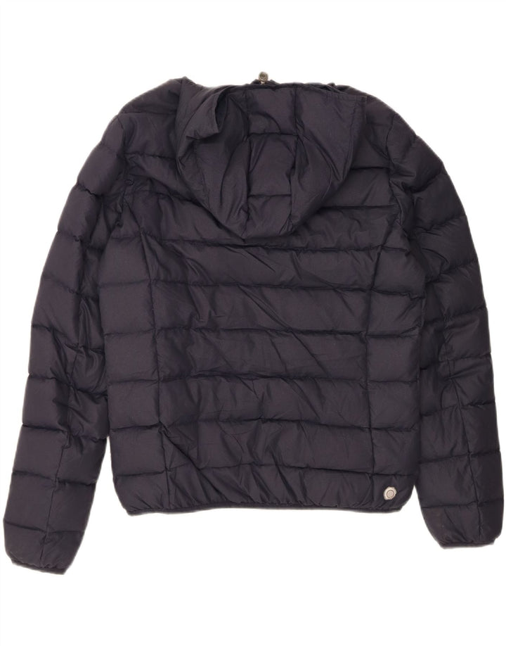 COLMAR Womens Hooded Padded Jacket IT 48 XL Navy Blue