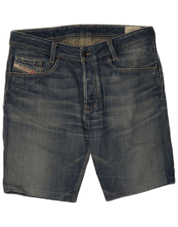 Diesel Mens Onijo Denim Shorts W33 Medium Blue Cotton