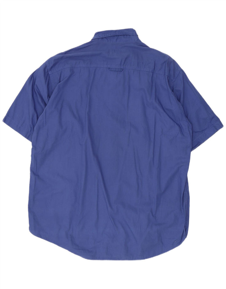 Levi's Mens Short Sleeve Shirt Large Blue