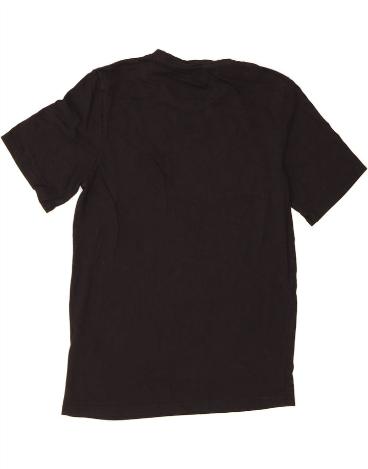 JACK & JONES Mens Graphic T-Shirt Top Medium Black Cotton Vintage Jack & Jones and Second-Hand Jack & Jones from Messina Hembry 