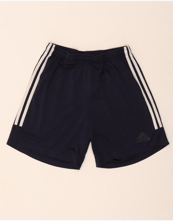 Adidas Mens Sport Shorts Medium  Navy Blue Polyester